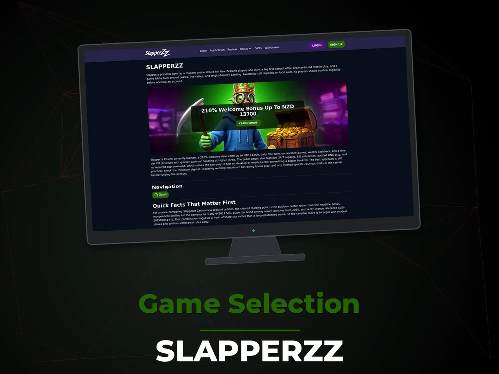 Slapperzz - Game Selection