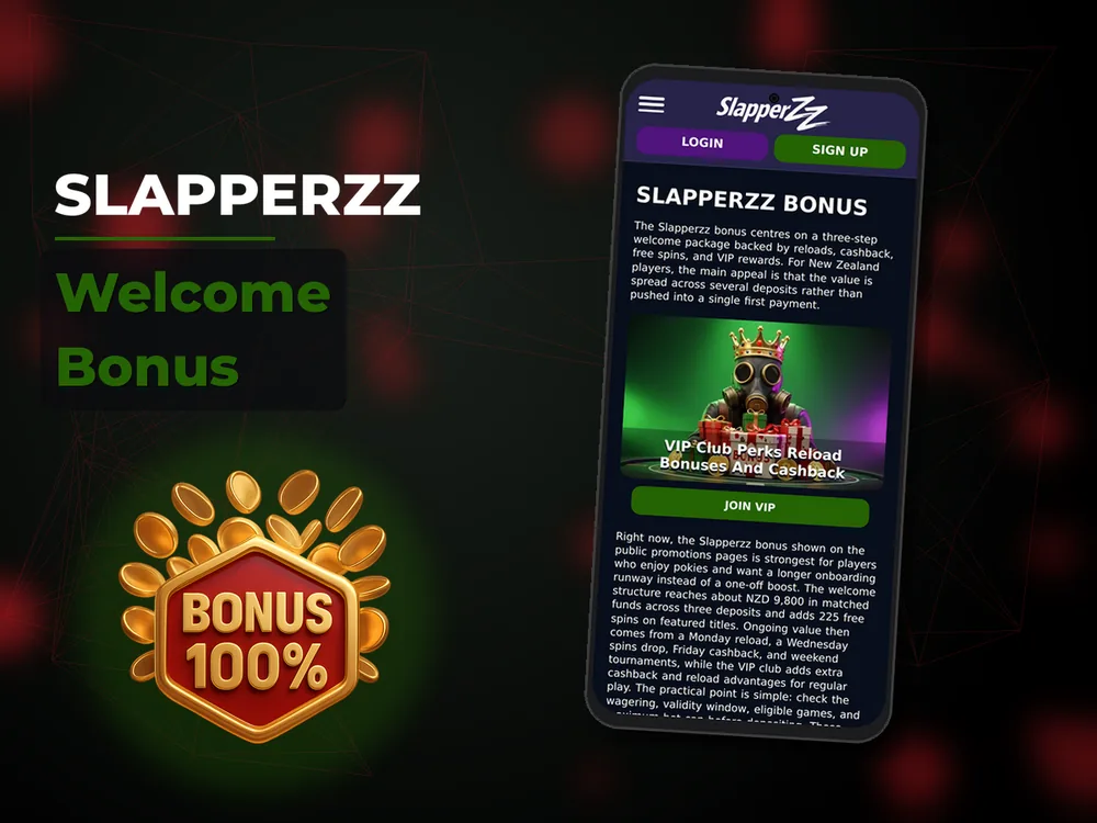 Slapperzz - Welcome Bonus